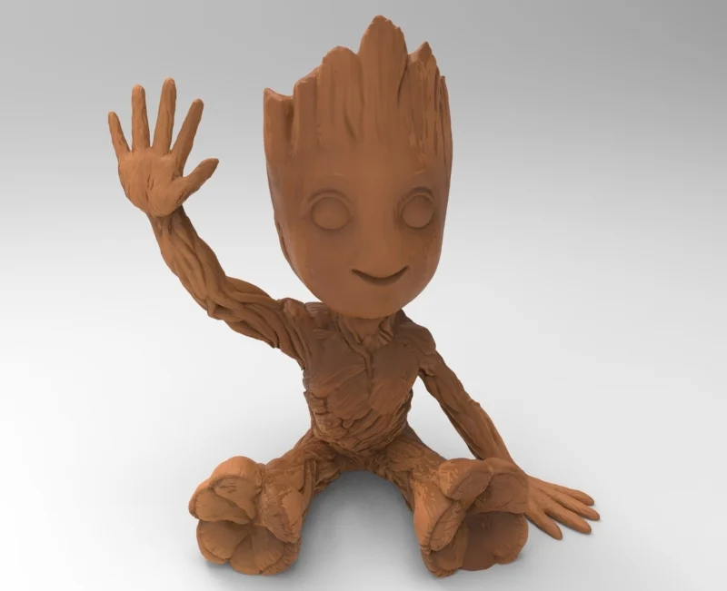 baby groot hollow